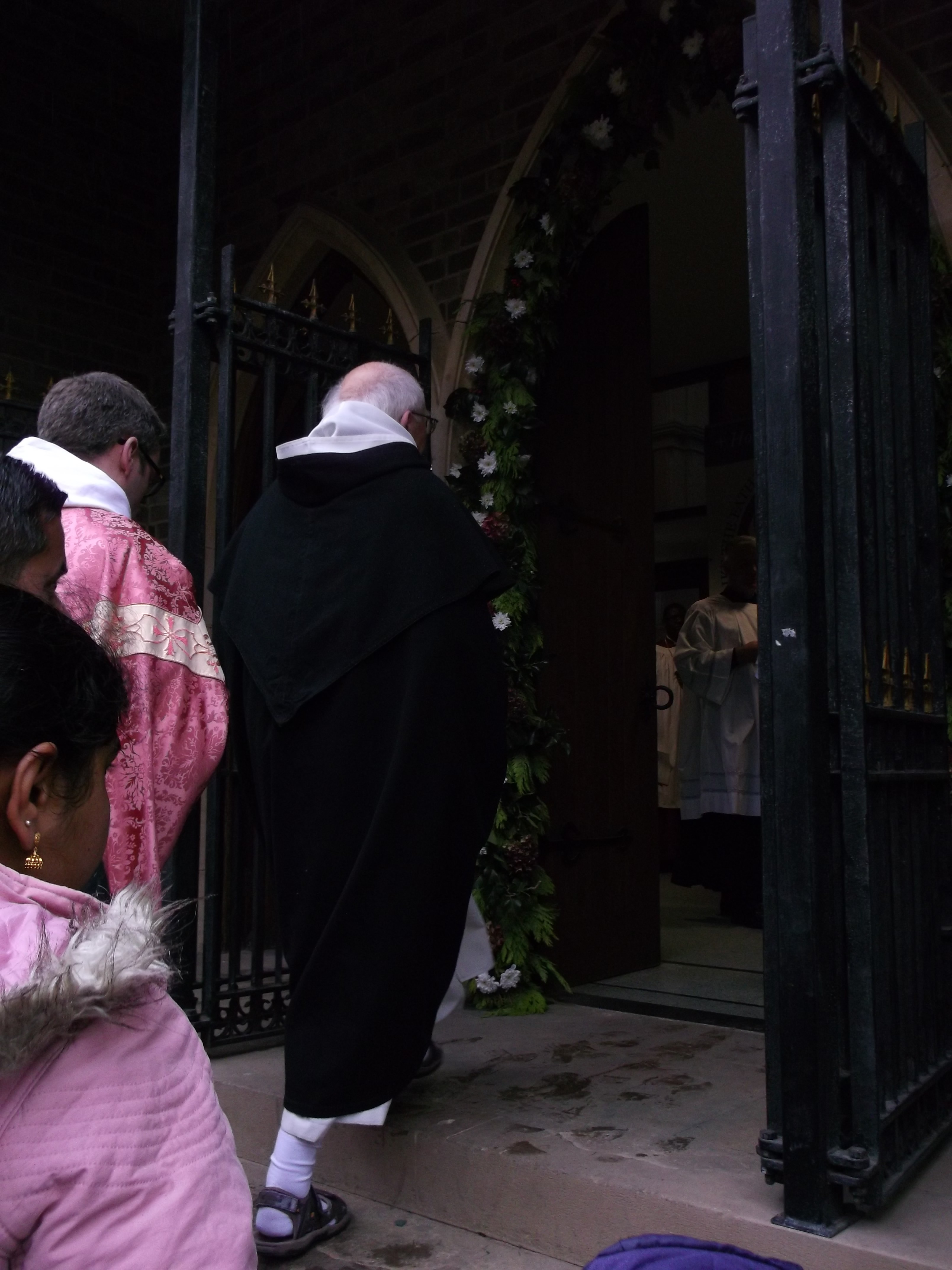 entering the Holy Door